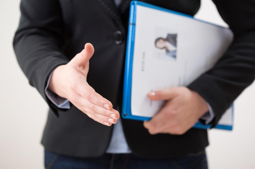 Business Woman With Photo CV